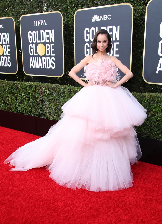 Sofia Carson At The 77th Annual Golden Globe Awards