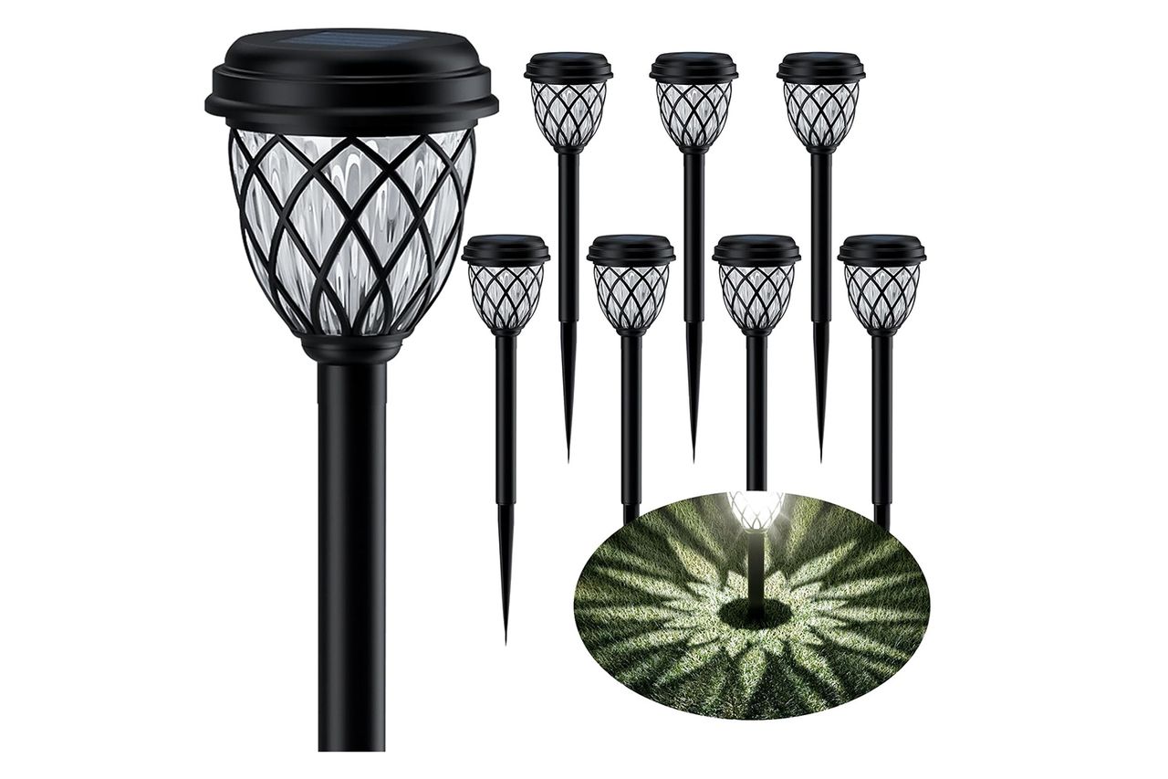 ruhotili Solar Outdoor Lights Credit: Amazon