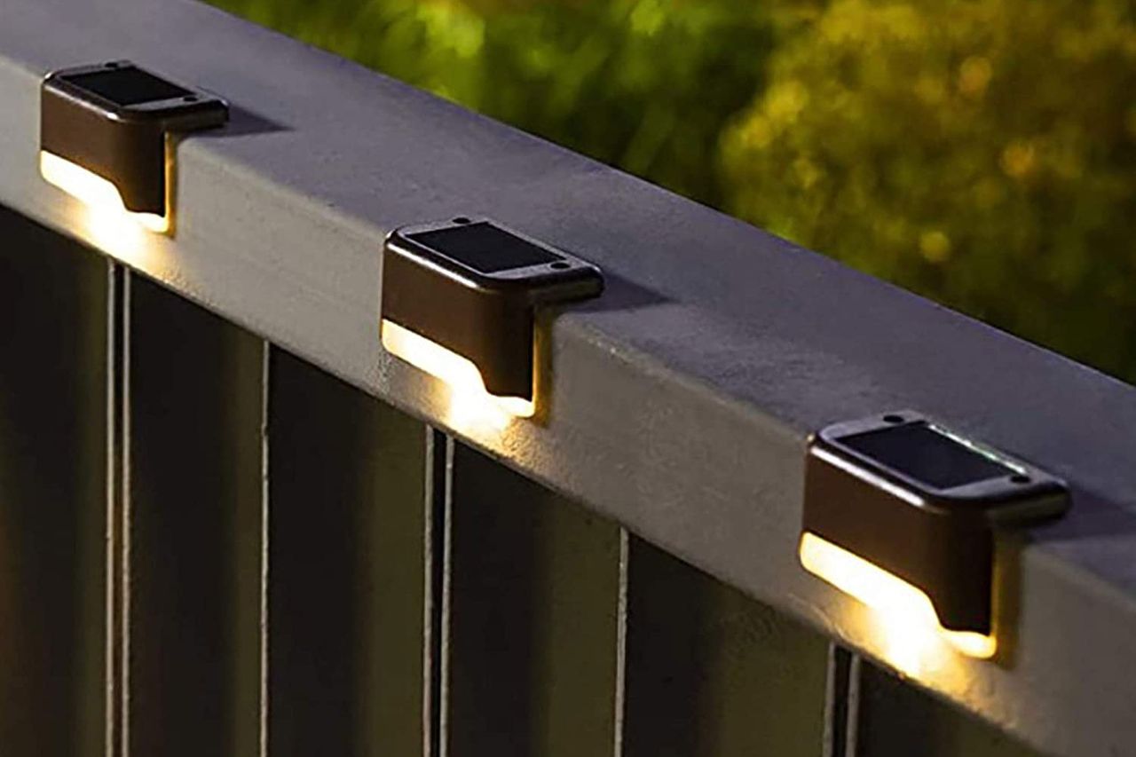 SOLPEX Solar Deck Lights Outdoor Credit: Amazon