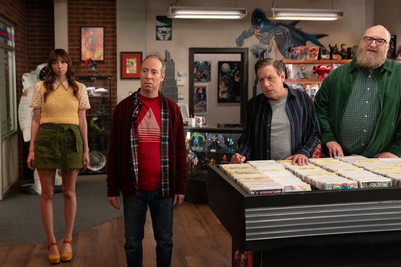 John Ross Bowie, Lauren Lapkus, Kevin Sussman and Brian Posehn, 'Stuart Fails to Save The Universe'Credit: HBO Max