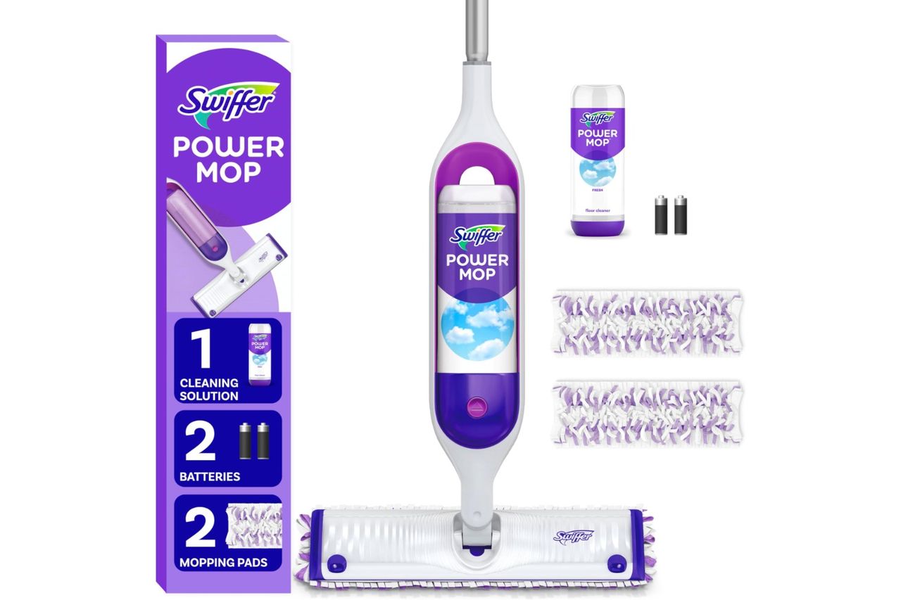 Swiffer PowerMop Multi-Surface Mop Kit Credit: Amazon