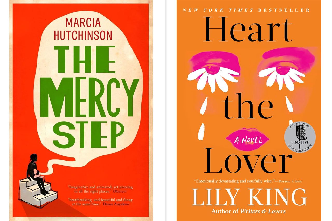 The covers of 'The Mercy Step' by Marcia Hutchinson and 'Heart the Lover' by Lily KingCredit: Cassava Republic Press; Grove Press
