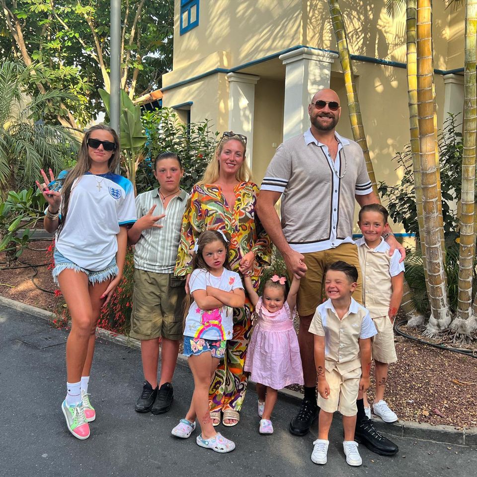 Tyson Fury and Paris Fury's family Tyson Fury and Paris Fury's familyCredit: Paris Fury Instagram