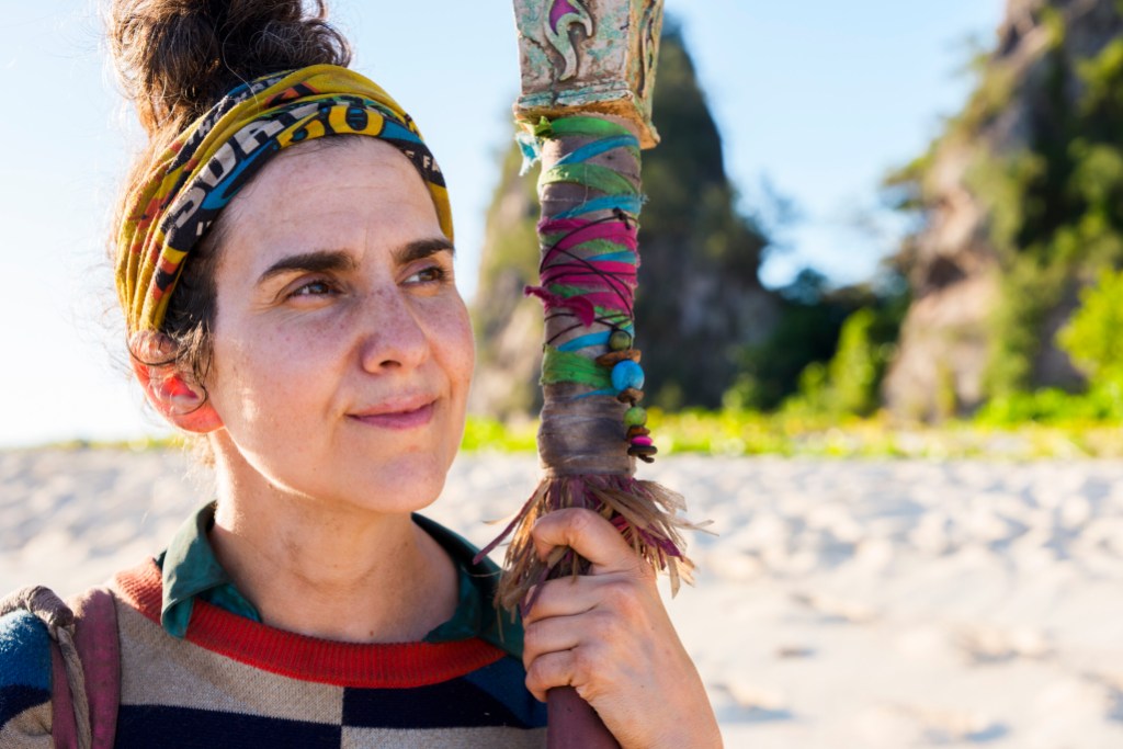 “Reverse the Curse” – Back from tribal, tensions rise following the exit of a particularly historic player. The final five immunity challenge ends in a showdown and features one of the closest finishes the show has ever seen. Jeff reveals the outcomes of the remaining in-game fan votes and how they impact the final stage of the competition. Then, one castaway will be crowned Sole Survivor and awarded the $2 million prize, during the three-hour live season finale, on SURVIVOR 50, Wednesday, May 20 (8:00-11:00 PM, ET/PT) on the CBS Television Network, and streaming on Paramount+ (live and on-demand for Paramount+ Premium plan subscribers, or on-demand for Paramount+ Essential subscribers the day after the episode airs)*. Jeff Probst serves as host and executive producer. Pictured: Aubry Bracco Photo: Robert Voets/CBS ©2025 CBS Broadcasting, Inc. All Rights Reserved.