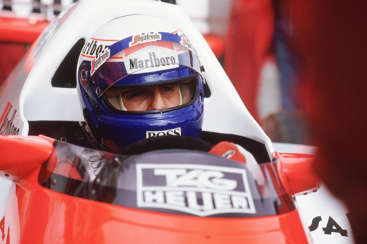 Alain Prost at the Brazilian Formula One Grand Prix in 1986Credit: Roger Gould/Allsport UK/ Getty