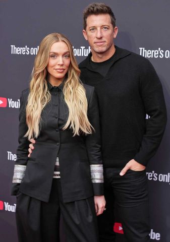 Alex Cooper and Matt Kaplan on May 13, 2026 in New York, New York.Credit: John Nacion/Variety via Getty