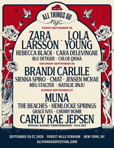 All Things Go Festival 2026 Lineup All Things Go N.Y.C.Credit: All Things Go Festival