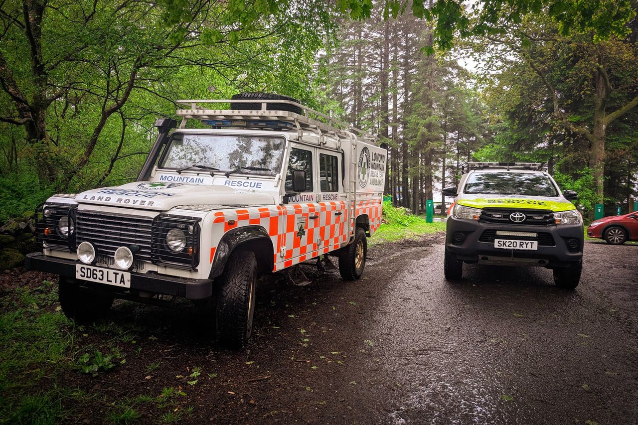 Mountain rescue vehicles in ScotlandCredit: D.Lennon and G.Kelly LMRT/Lomond Mountain Rescue Team