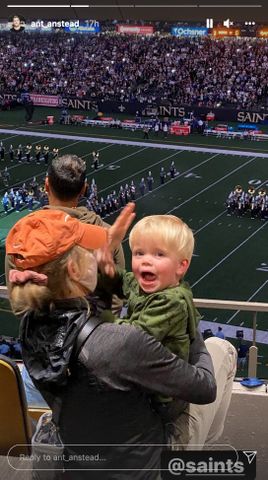 Renée Zellweger with boyfriend Ant Anstead's son HudsonCredit: ant anstead/instagram