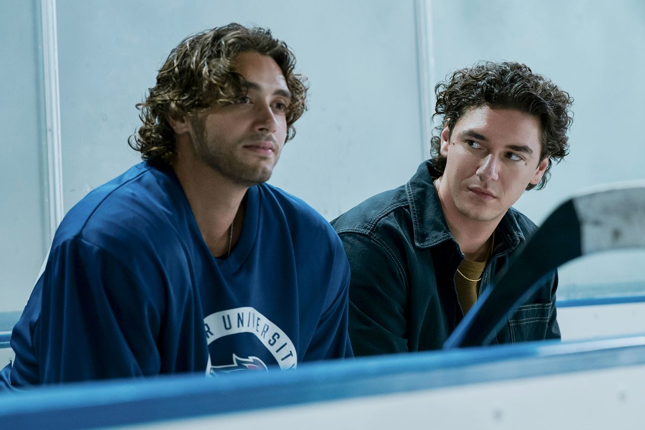 Antonio Cipriano as John Logan and Belmont Cameli as Garrett Graham in 'Off Campus' season 1Credit: Liane Hentscher/Prime