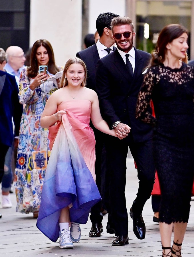 David Beckham Has A Date Night With Daughter Harper