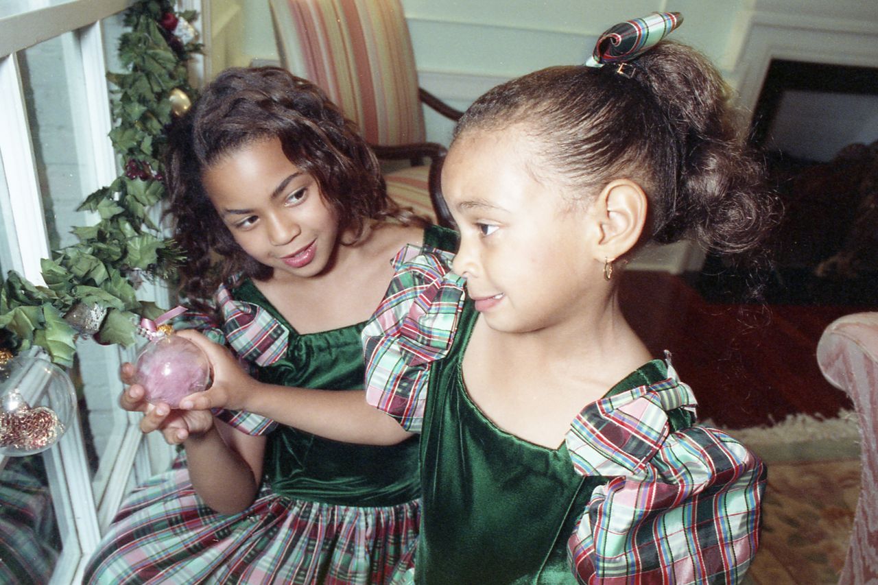 Beyoncé and Solange Knowles in 1990Credit: Paul S. Howell/Houston Chronicle via Getty