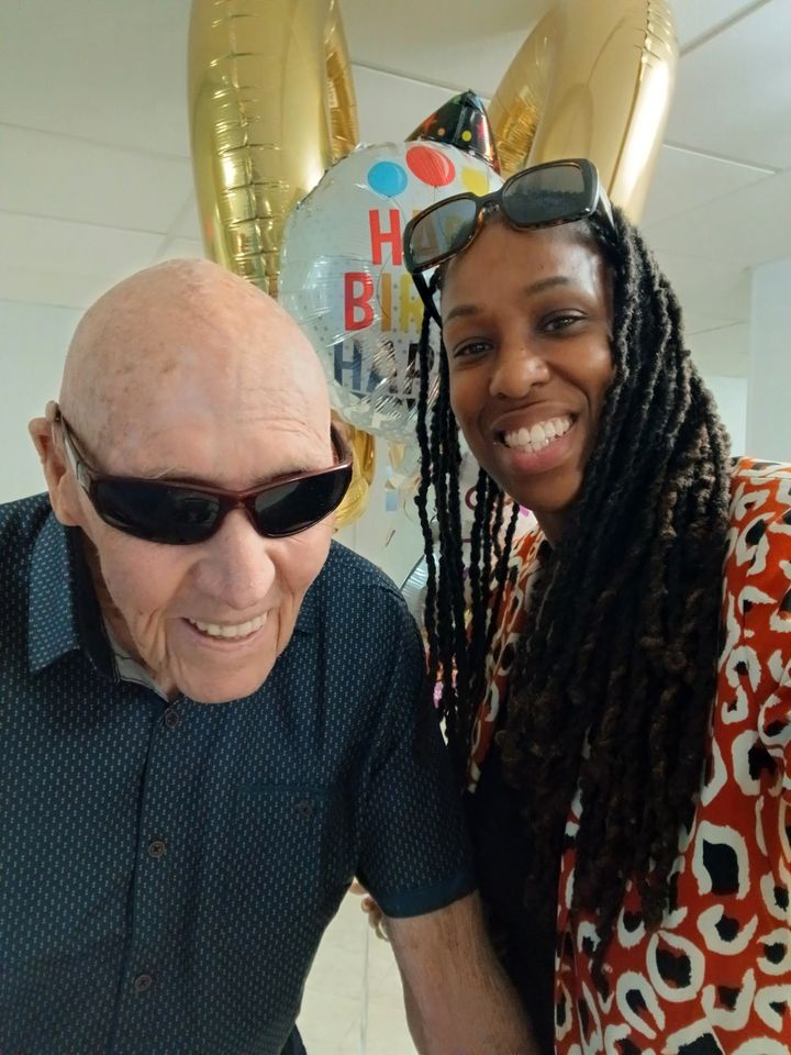 Bob McVey and Anatalie Dean on McVey's 90th birthdayCredit: Courtesy Anatalie Dean