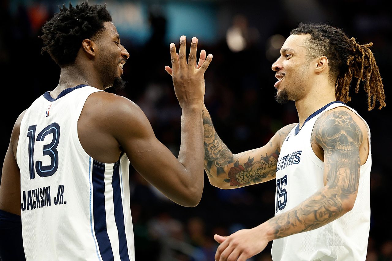 Jaren Jackson Jr., Brandon ClarkeCredit: John Fisher/Getty