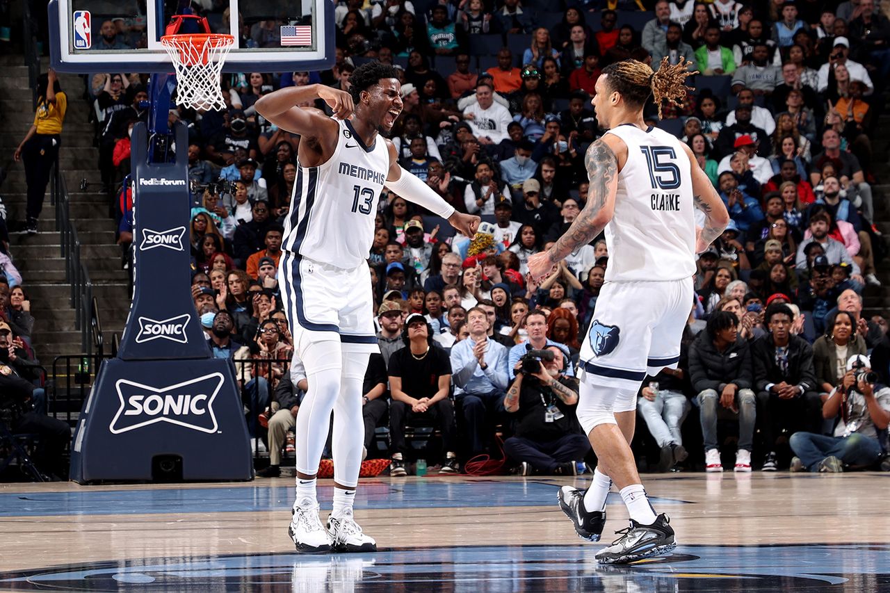 Jaren Jackson Jr., Brandon ClarkeCredit: Joe Murphy/NBAE via Getty