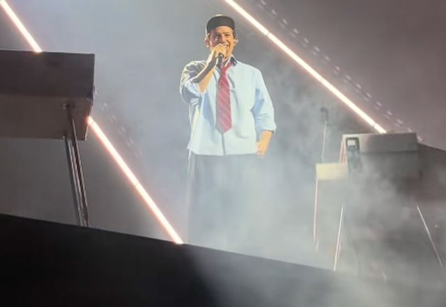 Charlie Puth performing at his Boston ShowCredit: Mikayla Nogueira/TikTok