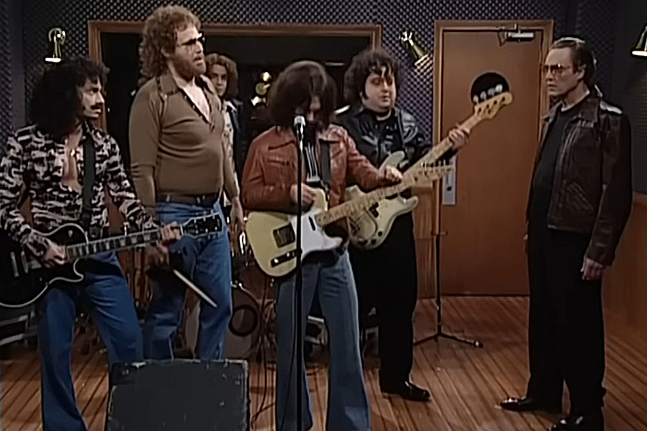 Christopher Walken, Will Ferrell, Chris Kattan, Chris Parnell, Horatio Sanz and Jimmy Fallon.Credit: NBC