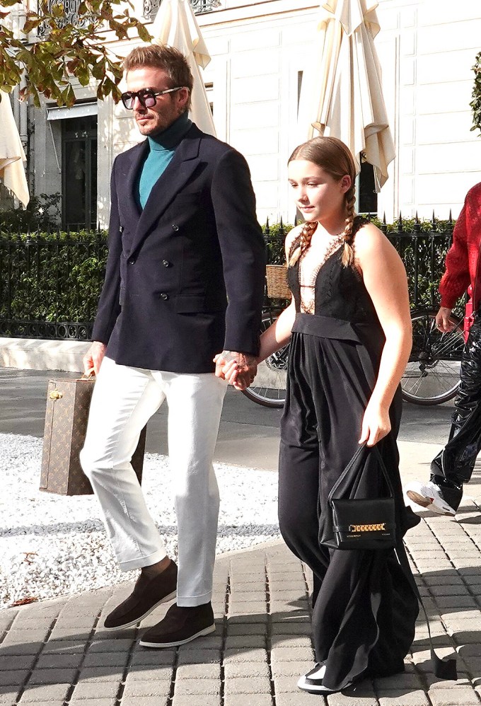 David Beckham at Paris Fashion Week