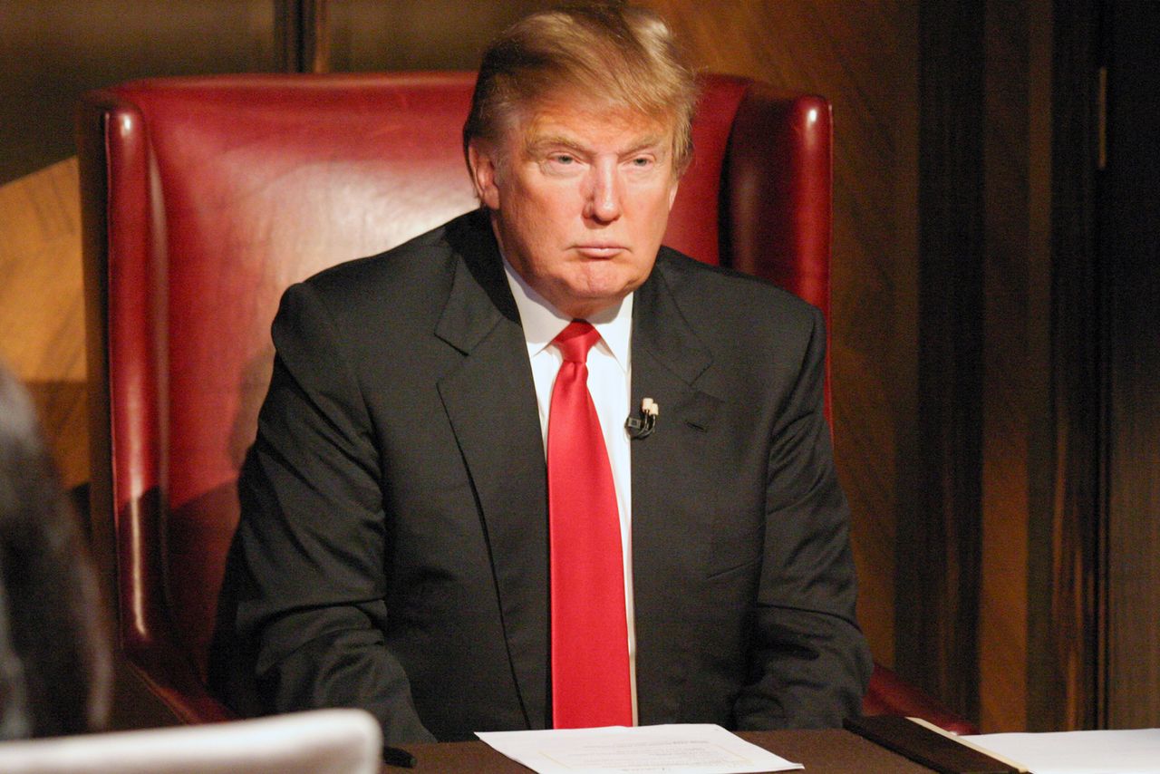 Donald Trump during the Season Finale of the Celebrity ApprenticeCredit: Bill Tompkins/Getty