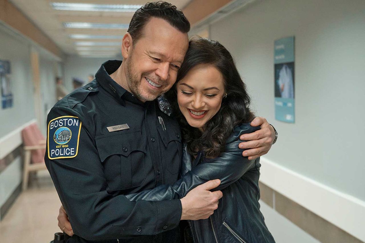 Donnie Wahlberg as Danny Reagan and Marisa Ramirez as Maria Baez in 'Boston Blue'Credit: Ian Watson/CBS