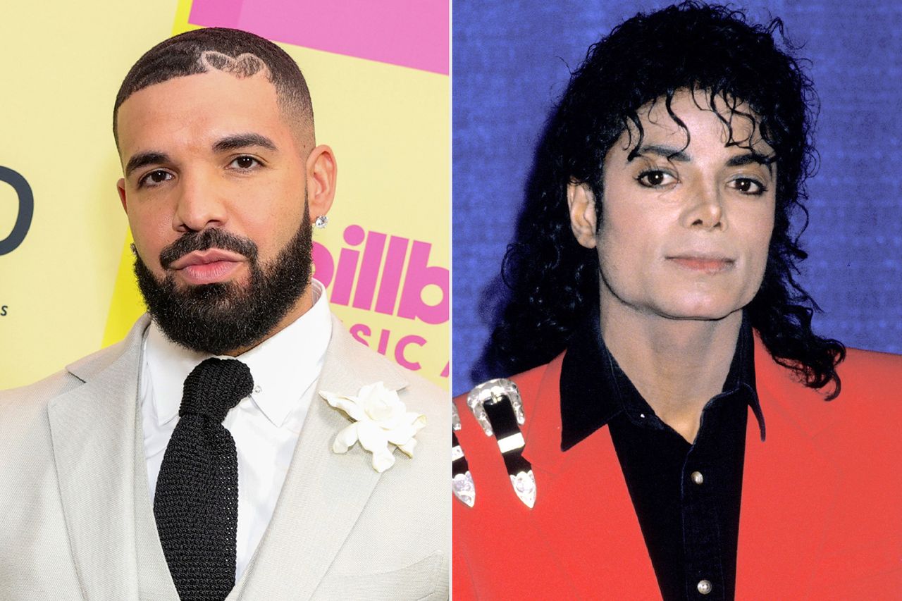 Drake; Michael JacksonCredit: Rich Fury/Getty for dcp; Ron Galella Collection via Getty