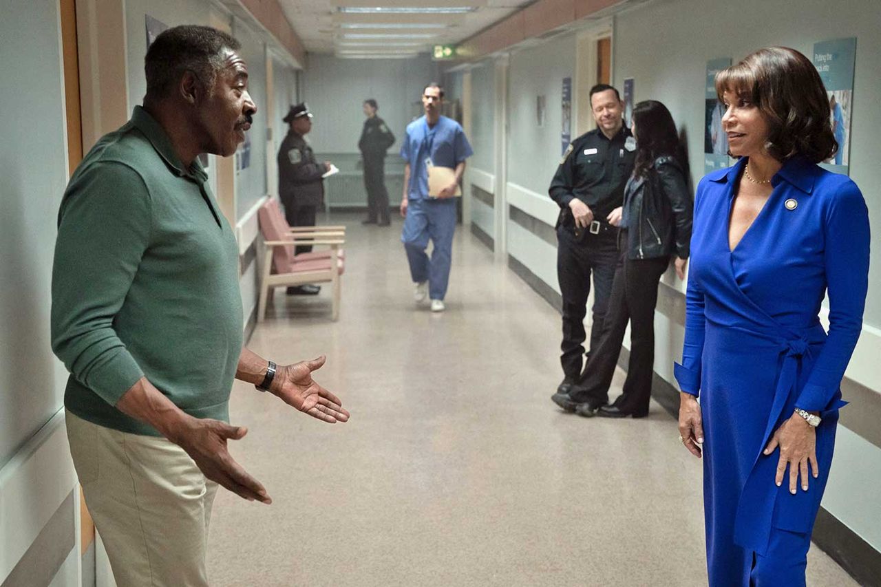 Ernie Hudson and Gloria Reuben in 'Boston Blue'Credit: Ian Watson/CBS
