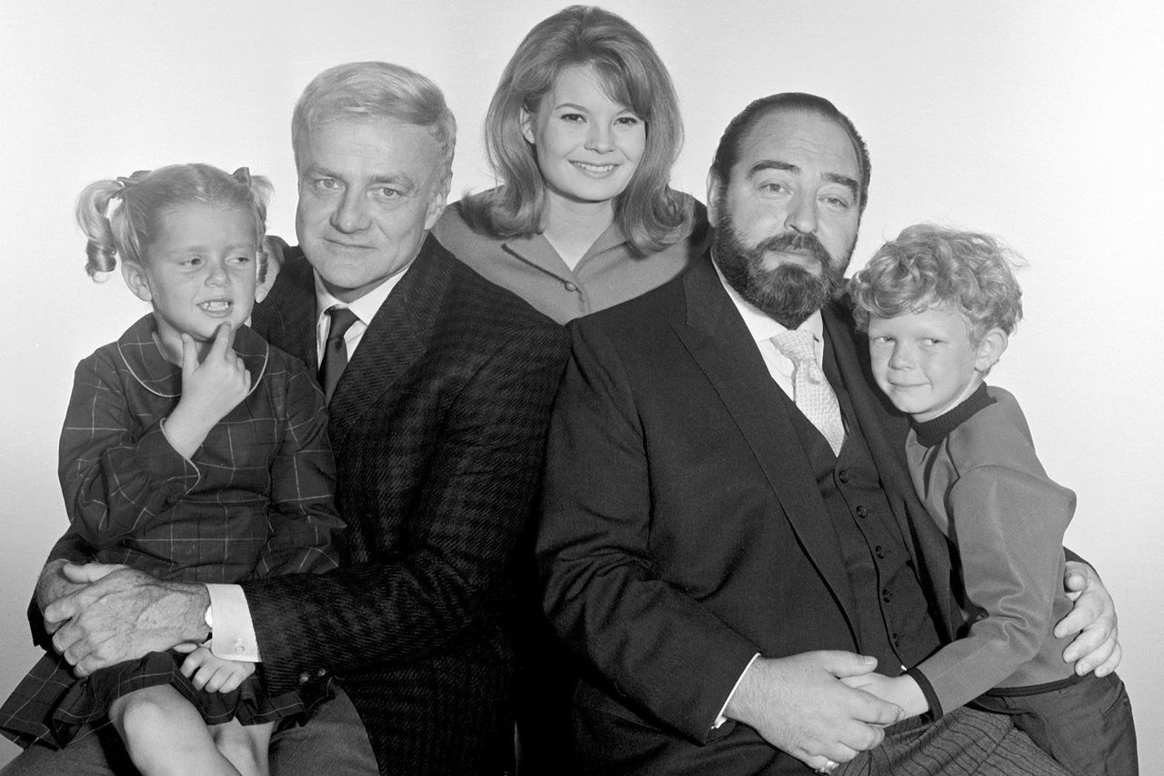 Anissa Jones, Brian Keith, Kathy Garver, Sebastian Cabot, Johnny Whitaker in 'Family Affair.'Credit: CBS Photo Archive/Getty