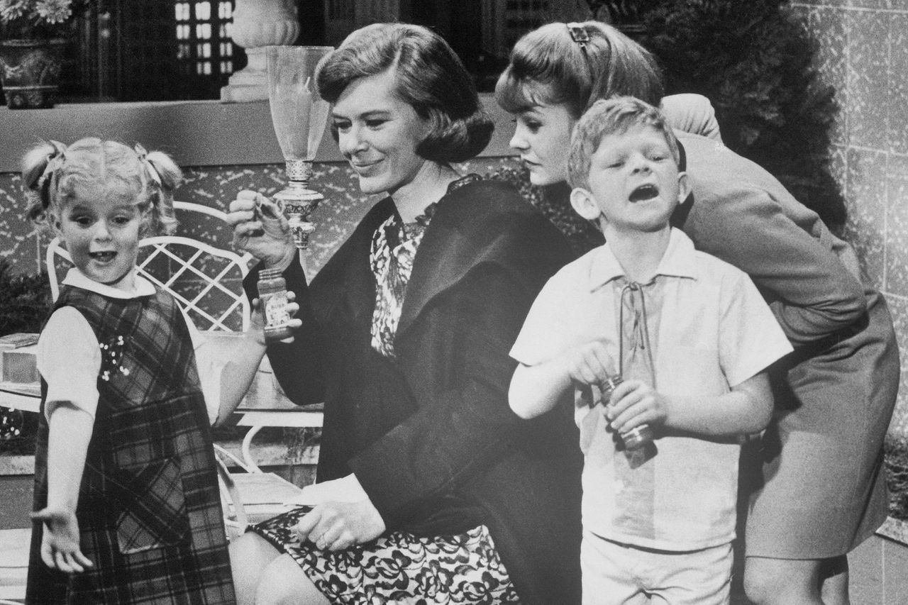 Anissa Jones, Diane Brewster, Kathy Garver, Johnnie Whitaker in 'Family Affair.'Credit: Bettmann Archive/Getty