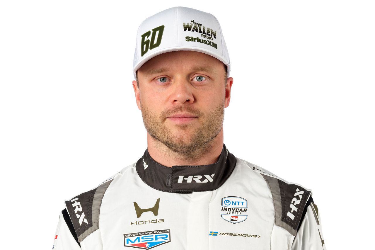 Felix Rosenqvist, Meyer Shank Racing w/Curb Agajanian Honda poses for a studio portrait during the NTT INDYCAR Series The 110th Running of the Indianapolis 500 - Practice & Previews on May 16, 2026 in Indianapolis, Indiana. Felix RosenqvistCredit: Michael L. Levitt/Lumen via Getty