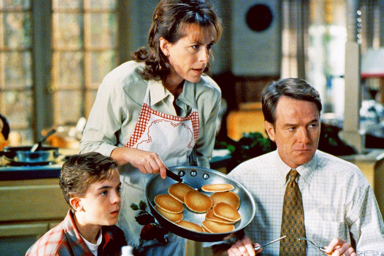 Frankie Muniz, Jane Kaczmarek, Bryan Cranston in Malcolm in the Middle Frankie Muniz, Jane Kaczmarek and Bryan Cranston in a ‘Malcolm in the Middle’ sceneCredit: Saeed Adyani/Fox