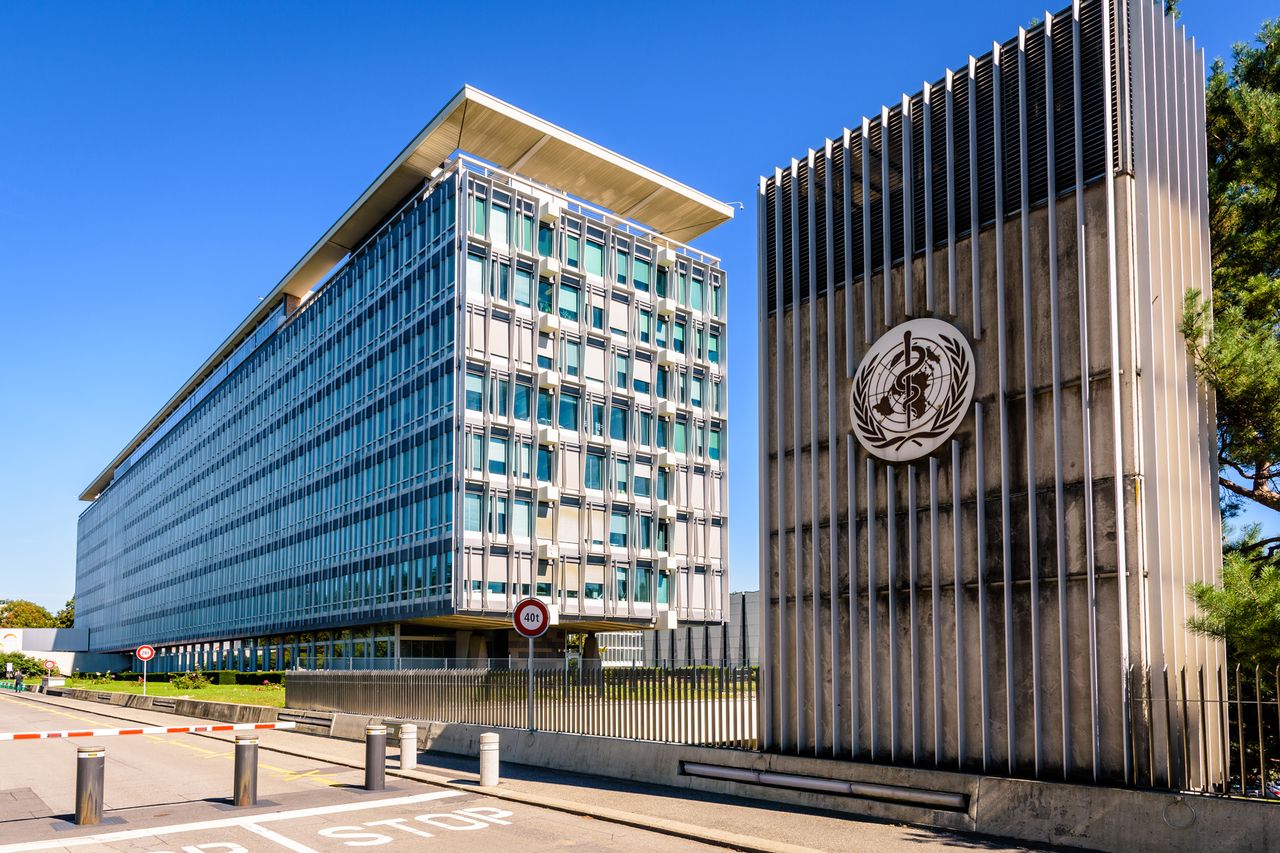 The World Health Organization headquarters in Geneva, SwitzerlandCredit: Getty