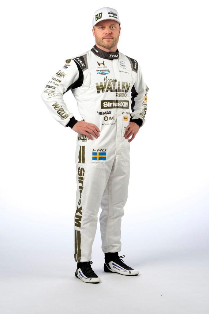 INDIANAPOLIS, INDIANA - MAY 16: #60: Felix Rosenqvist, Meyer Shank Racing w/Curb Agajanian Honda poses for a studio portrait during the NTT INDYCAR Series The 110th Running of the Indianapolis 500 - Practice & Previews on May 16, 2026 in Indianapolis, Indiana. (Photo by Michael L. Levitt/Lumen via Getty Images)