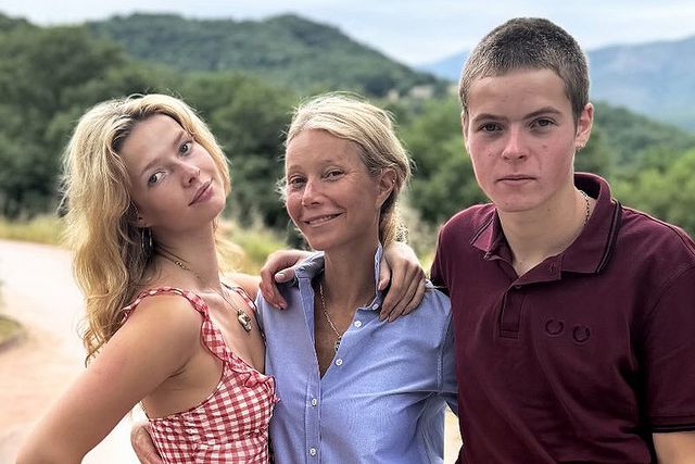 Gwyneth Paltrow Shares Sweet New Pic with Kids Apple and Moses Apple Martin, Gwyneth Paltrow and Moses MartinCredit: Gwyneth Paltrow/Instagram