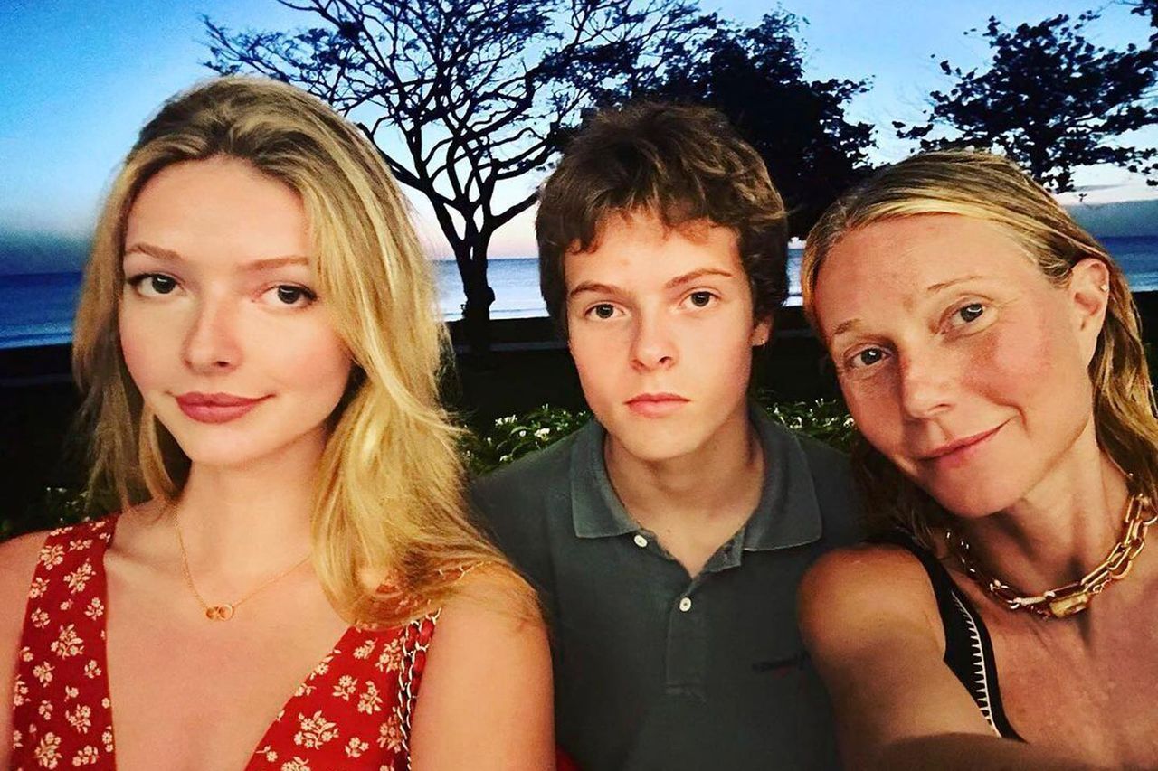 Gwyneth Paltrow and her kids, Apple and Moses in 2022. Apple Martin, Moses Martin and Gwyneth PaltrowCredit: Gwyneth Paltrow/Instagram