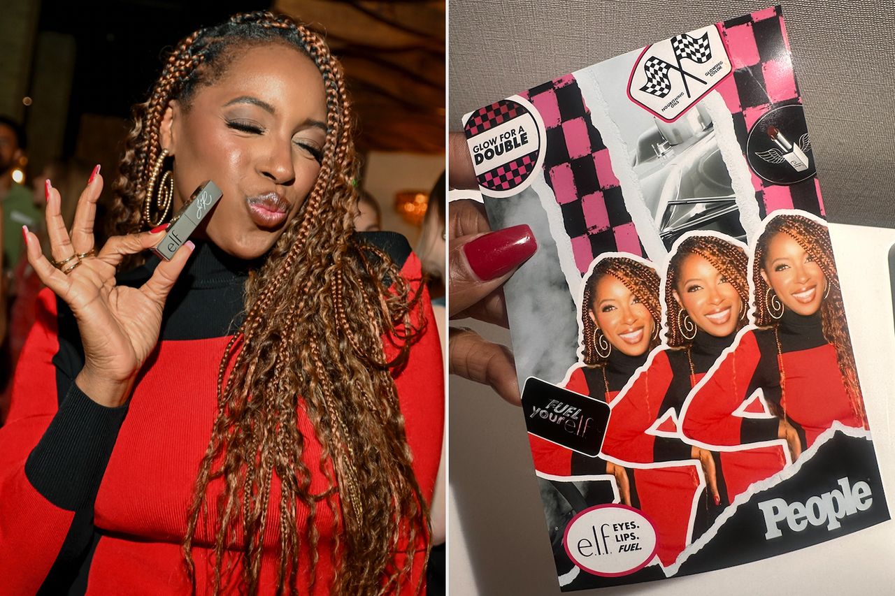 Janine Rubenstein holding an e.l.f. lipstick, Photo of Janine Rubenstein Janine Rubenstein holding an e.l.f. lipstick, Photo of Janine RubensteinCredit: Janine Rubenstein (2)