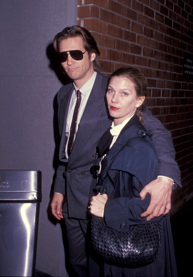 Jeff Bridges and Susan Bridges attend the memorial service for Hal Ashby on Dec. 30, 1988Credit: Getty