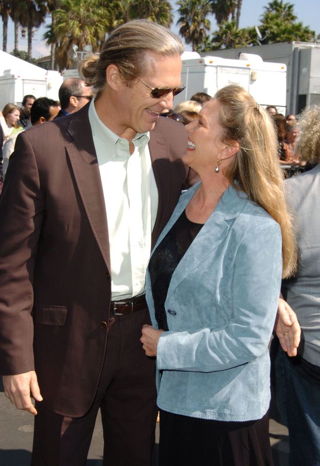 Jeff Bridges and Susan Bridges attend the 20th annual Independent Spirit Awards on Feb. 26, 2005Credit: Getty