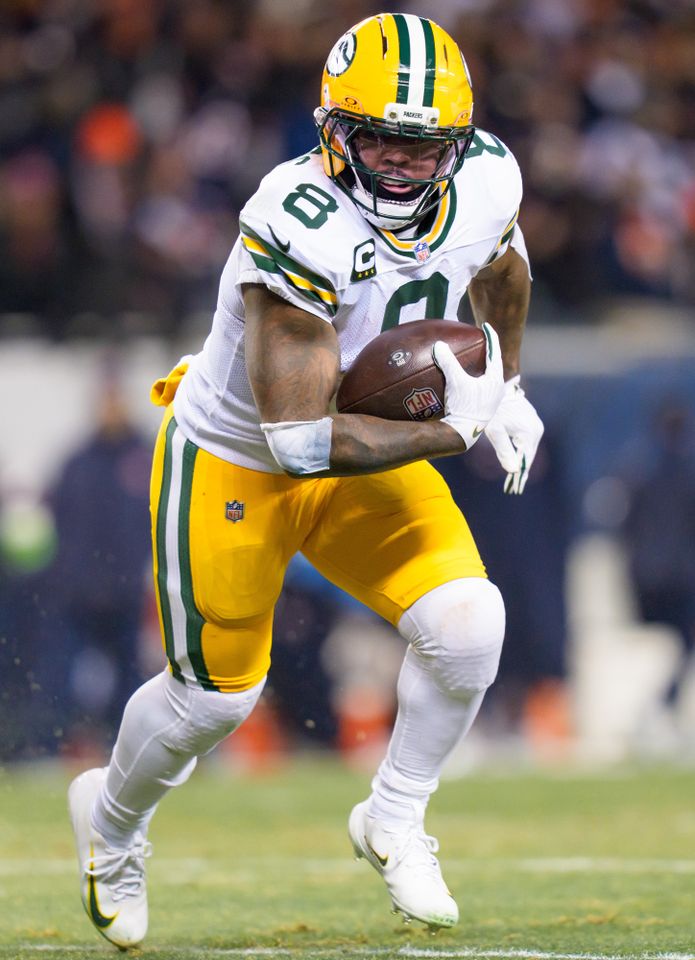 Josh Jacobs Josh Jacobs on Dec. 20, 2025.Credit: Todd Rosenberg/Getty