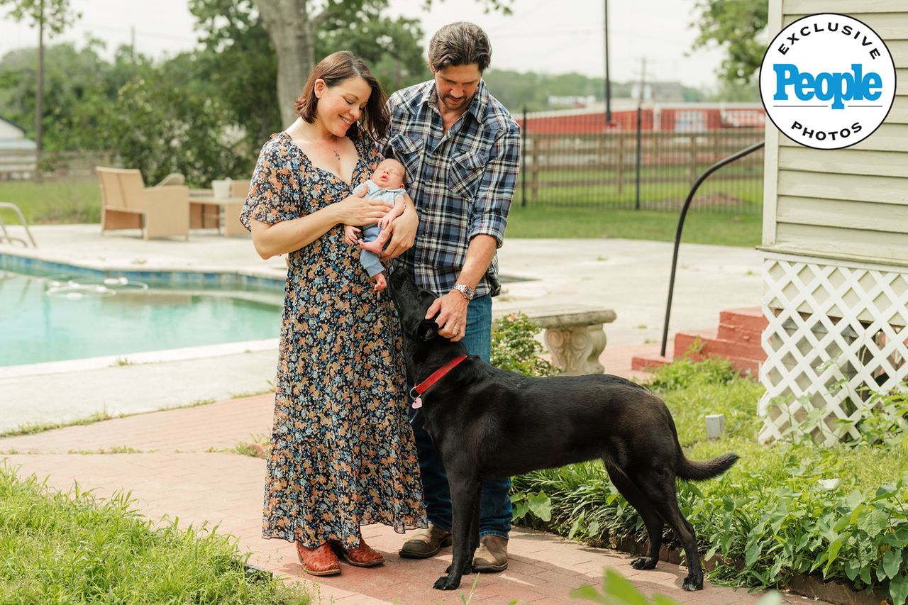 Joy Wilson and her family.Credit: Amanda Pomilla Photography