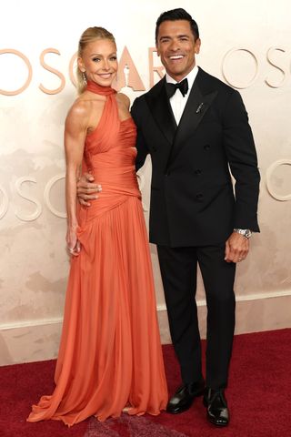 Kelly Ripa and Mark Consuelos attend the 97th Annual Oscars at Dolby Theatre on March 02, 2025 in Hollywood, California. Kelly Ripa and Mark Consuelos in March 2025Credit: Kevin Mazur/Getty