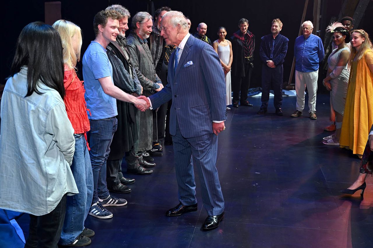 King Charles III after the Royal Shakespeare Company's performance of 'The Tempest'Credit: Jeff Spicer/Getty