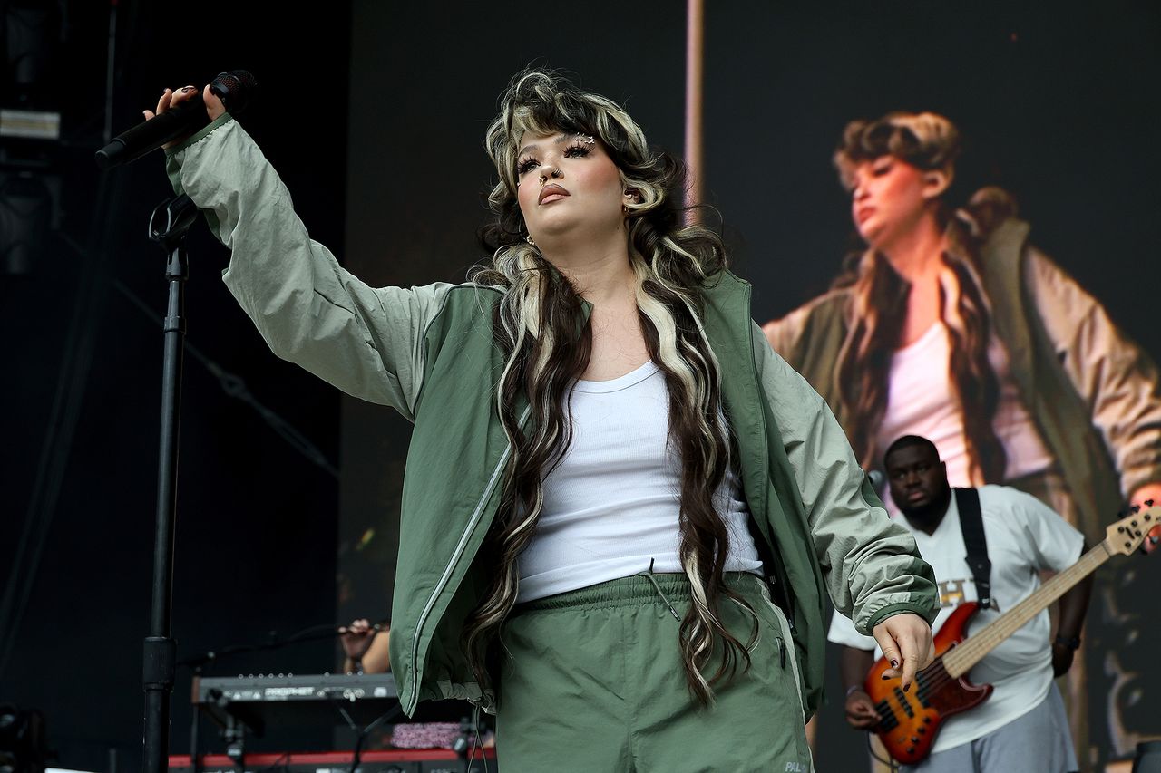 NEW YORK, NEW YORK - SEPTEMBER 27: Lola Young performs at the 2025 All Things Go NYC at Forest Hills Stadium on September 27, 2025 in New York City. Lola Young in September 2025Credit: Marleen Moise/Getty