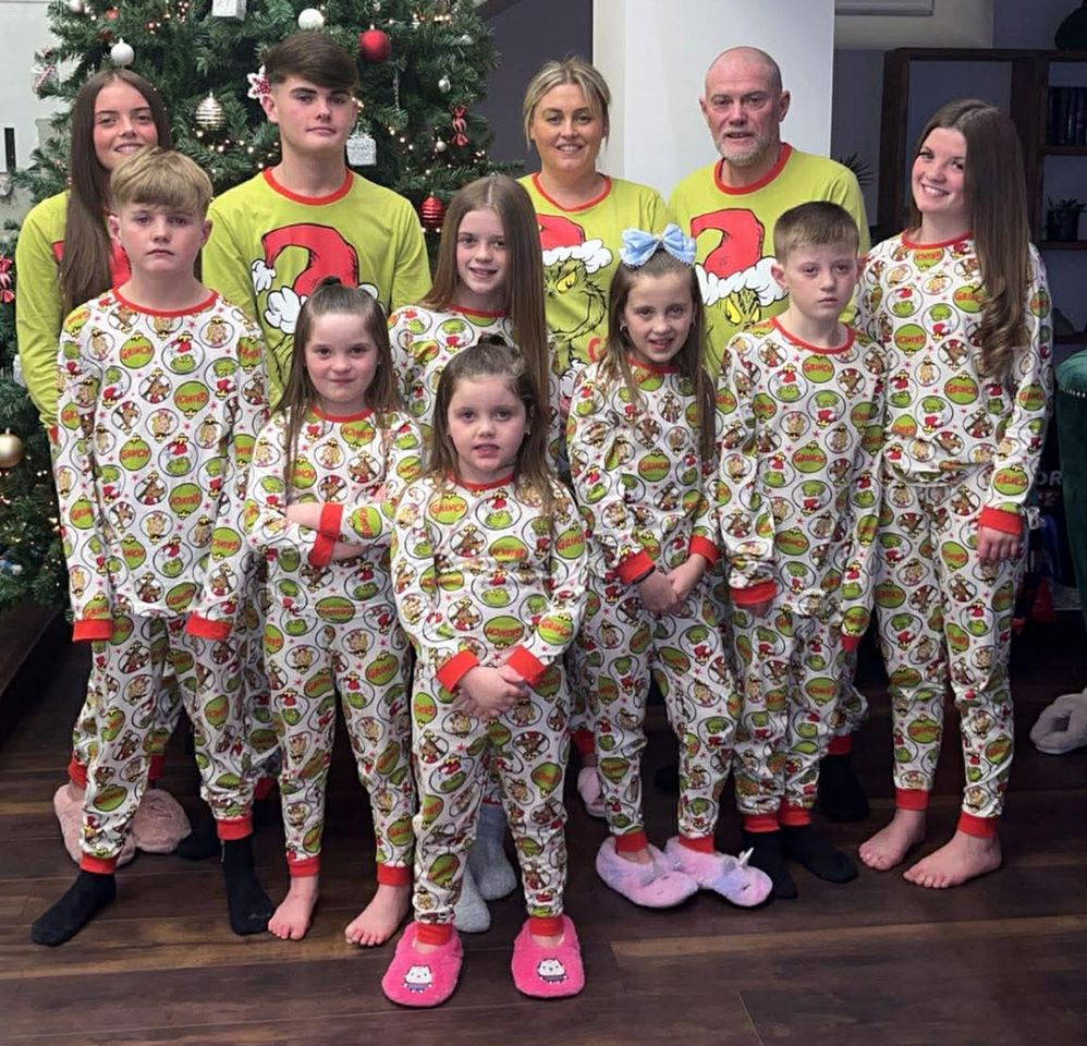 Louise Temple with her family.Credit: Kennedy News and Media