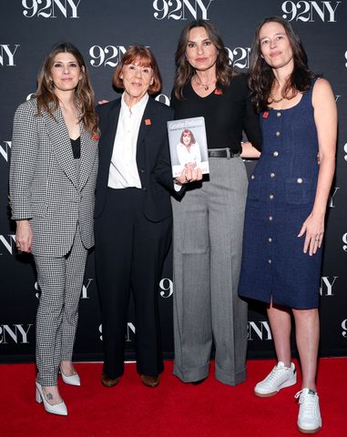 From left: Marisa Tomei, Gisèle Pelicot, Mariska Hargitay and Megan Twohey at 92NYCredit: Mark Doyle/Michael Priest Photography