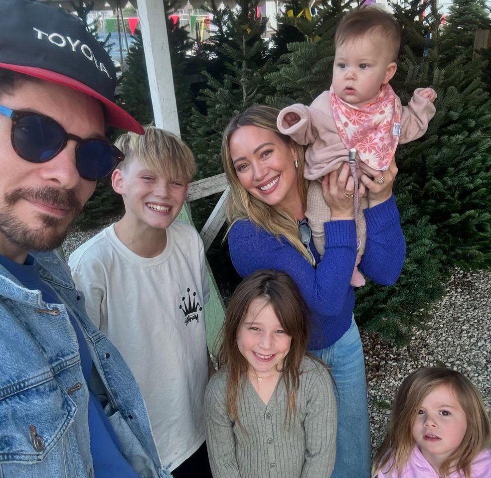 Matthew Koma with Hilary Duff and their kidsCredit: Hilary Duff/Instagram
