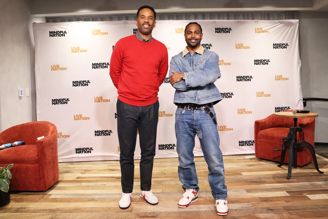 Maverick Carter and Big Sean at Mindful Nation Live Nation eventCredit: Nya Federoff For Mindful Nation