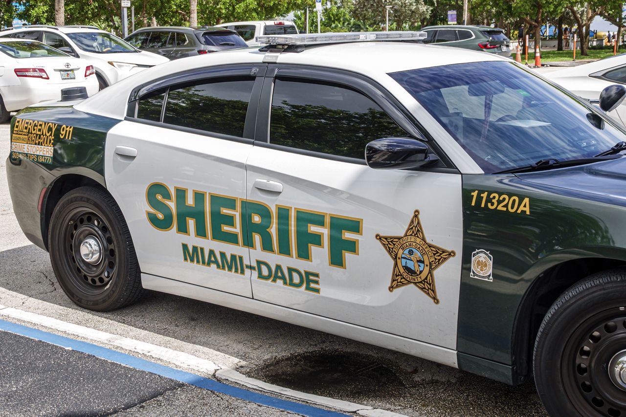Miami-Dade Sheriff patrol carCredit: Jeffrey Greenberg/Universal Images Group via Getty