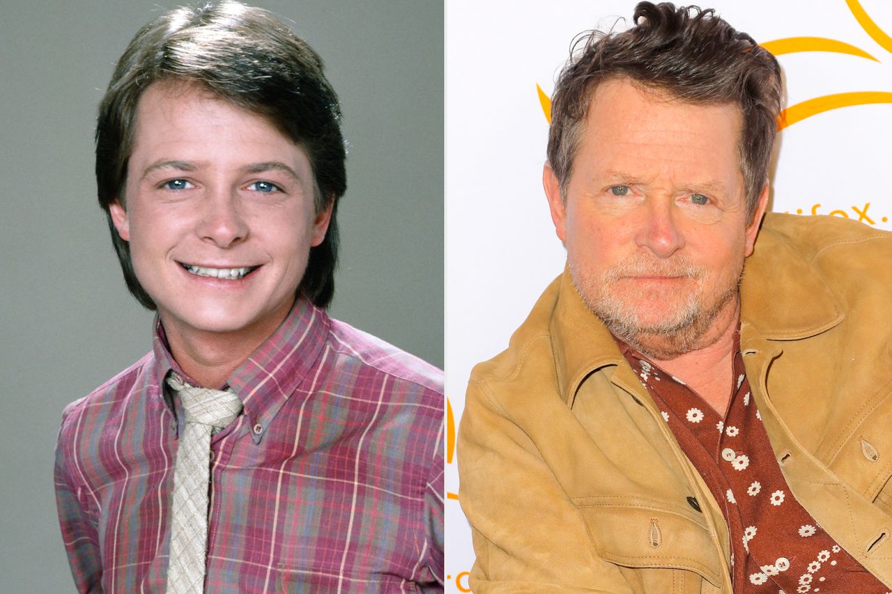 Michael J. Fox as Alex P. Keaton, Michael J. Fox attends From left: Michael J. Fox as Alex P. Keaton on 'Family Ties'; Michael J. Fox arrives at A Funny Thing Happened on the Way to Cure Parkinson's event benefiting the Michael J. Fox Foundation in Nashville on April 16, 2025Credit: Herb Ball/NBCUniversal via Getty; Tibrina Hobson/Getty