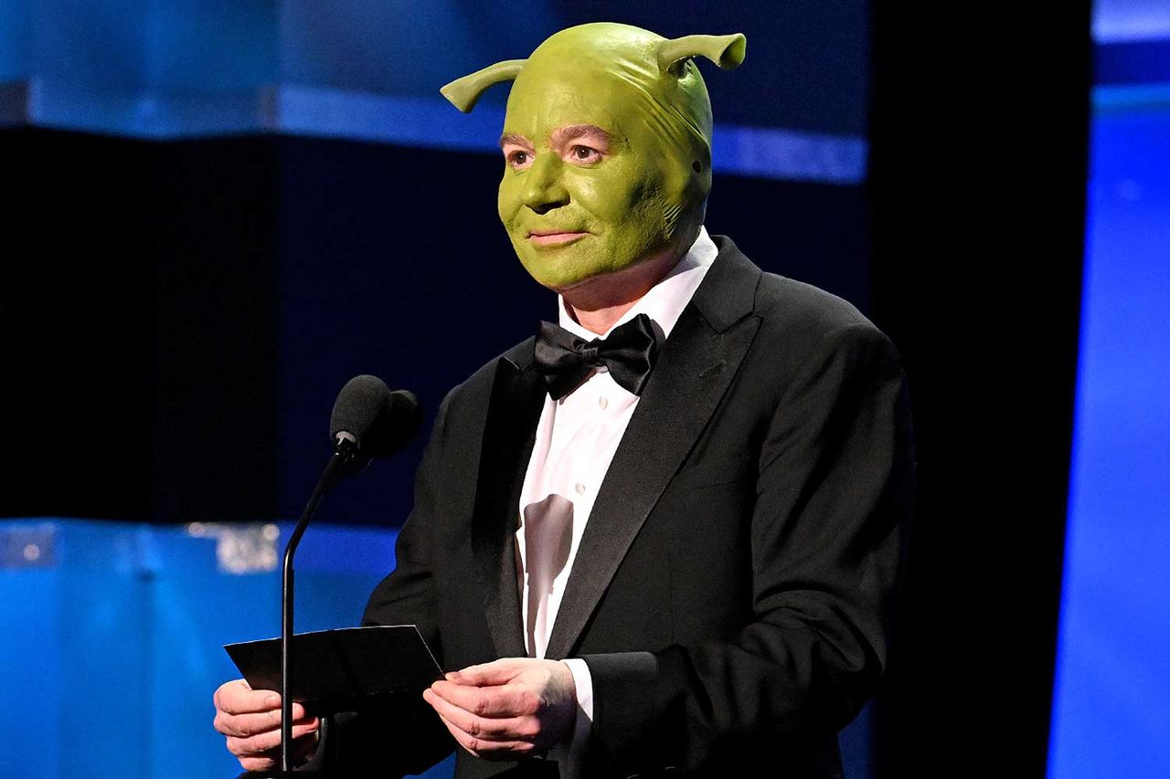 Mike Myers at the AFI Life Achievement Award: A Tribute To Eddie Murphy at Dolby Theatre on April 18Credit: Michael Kovac/Getty