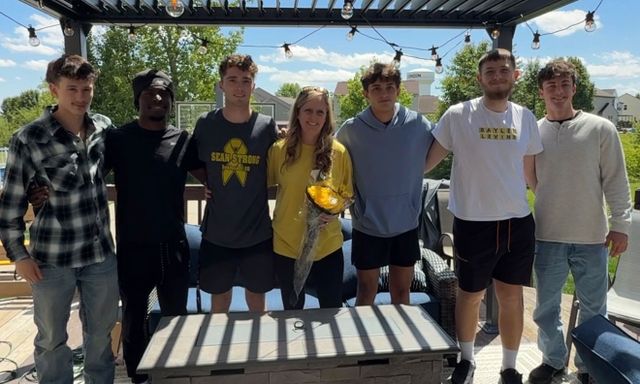 Sean Sabulsky's mother and his friends.Credit: Courtesy of Taylor Church